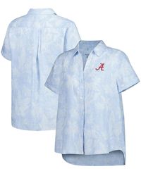 Tommy Bahama - Alabama Crimson Tide Legacy Leaves Camp Button-up Shirt - Lyst