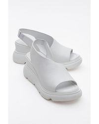 Forever & Always Shoes - Agusto Leather Platform Sandal () - Lyst
