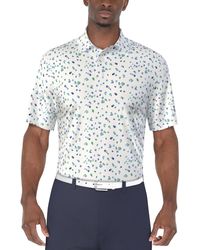 PGA TOUR - Umbrella Graphic Polo Shirt - Lyst