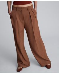 Kenneth Cole - High Rise Double Pleat Ankle Pants - Lyst