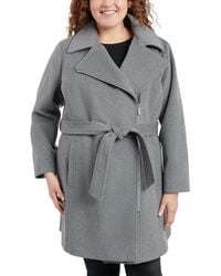 Michael michael kors petite asymmetrical coat new arrivals
