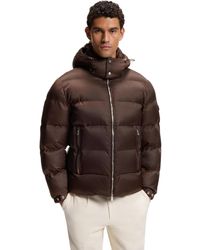 BOSS - Boss By Water-repellent Padded Jacquard Jacket - Lyst