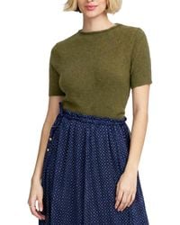 Elle Collection - Moss Yarn Shell - Lyst
