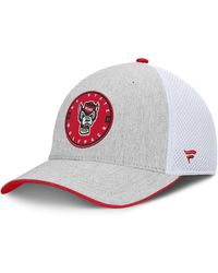 Fanatics - Heather Gray/white Nc State Wolfpack trigger Flex Hat - Lyst