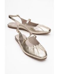 Forever & Always Shoes - Britney Leather Closed-toe Sandal () - Lyst