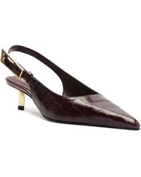 SCHUTZ SHOES - Ciara Slingback Kitten Heel Pumps - Lyst