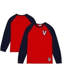 Mitchell & Ness - Virginia Cavaliers Legendary Slub Raglan Long Sleeve T-shirt - Lyst