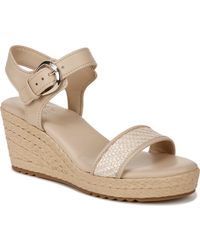 Naturalizer - Stella Open Round Toe Wedge Sandals - Lyst