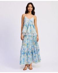 En Saison - Vivian V Neck Top Maxi Skirt - Lyst