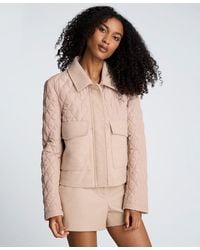 Kenneth Cole - Quilted Patch Pocket Jacket - Lyst