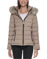 dkny parka coat womens