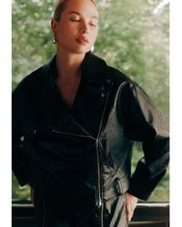 Eloquii - Plus Size Boxy Faux Leather Jacket - Lyst