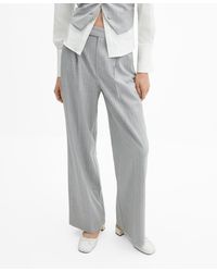 Mango - Pinstripe Suit Pants - Lyst