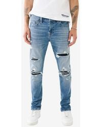True Religion - Matt Ultra Skinny Moto Jeans - Lyst