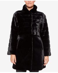 jones new york hooded quilted puffer coat