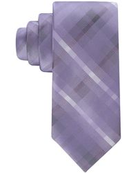 Calvin Klein - Drogo Plaid Pattern Tie - Lyst