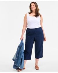 Style & Co. - Plus Size Pull-on Cropped Pants - Lyst