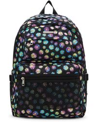 Madden Girl Benji Striped Canvas Faux Leather Backpack in White Lyst