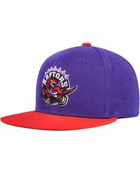 Mitchell & Ness - Big Boys And Girls Purple/red Toronto Raptors Two-tone Snapback Hat - Lyst