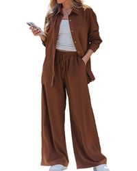 CUPSHE - Casual Chic Two-piece Lounge Set - Lyst