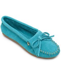 Minnetonka - Kilty Hardsole Moccasin - Lyst