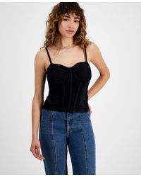 Almost Famous - Lace Bustier Top - Lyst