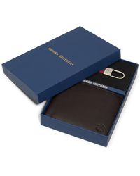 Brooks Brothers - Bi-fold Wallet And Keychain Gift Set - Lyst