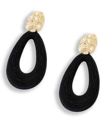 SOH - Teardrop Dented Drop Earrings - Lyst