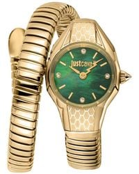 Just Cavalli - Vivace Quartz Ip Stainless Steel Bracelet Watch - Lyst