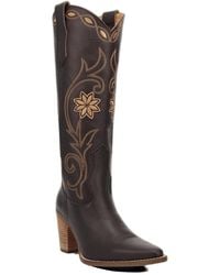 Dingo - Miss Daisy Knee-high Western Pointed-toe Boots - Lyst