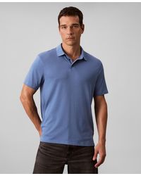 Calvin Klein - Short Sleeve Supima Cotton Polo Shirt - Lyst