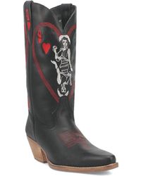 Dingo - Queen A Hearts Leather Boots - Lyst