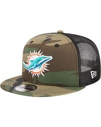 KTZ - Miami Dolphins Main Trucker 9fifty Snapback Hat - Lyst