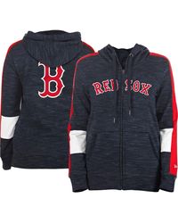 KTZ - Boston Red Sox Colorblock Full-zip Hoodie - Lyst
