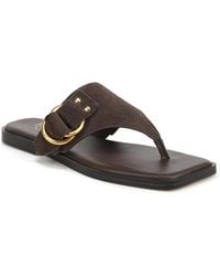 Franco Sarto - Mavie Open Toe Thong Sandals - Lyst