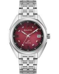 Bulova - Classic Jet Star Stainless Steel Bracelet Watch 40mm - Lyst