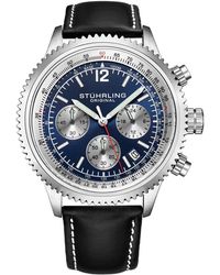 Stuhrling - Turbine 4015 Men S Chronograph Watch – 44mm Quartz Movement - Lyst