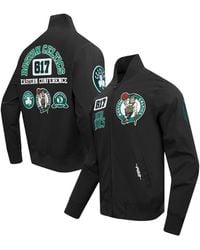 Pro Standard - Boston Celtics Area Code Twill Full-zip Jacket - Lyst
