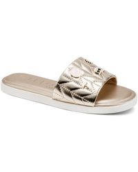 KARL LAGERFELD - Carenza Macaron Slide Flat Sandals - Lyst