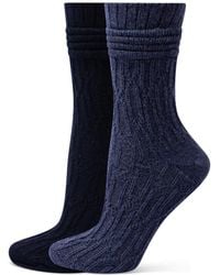 Hue - Bubble Cable Boot Sock 2 Socks - Lyst