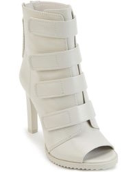 dkny peep toe booties