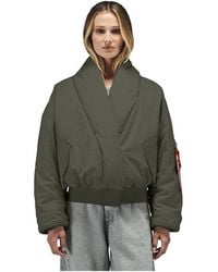 Alpha Industries - Shawl Collar Flight Jacket W - Lyst