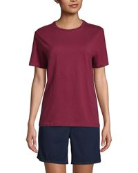 Lands' End - School Uniform Short Sleeve Feminine Fit Essential T-shirt - Lyst