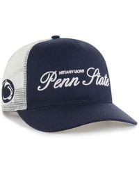 '47 - And Penn State Nittany Lions Contemporary Basics Foundation Trucker Hitch Adjustable Hat - Lyst