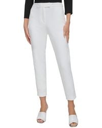 DKNY - Essential Slim Leg Ankle Pants - Lyst