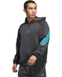 adidas - Select Foundation Fleece Basketball Hoodie - Lyst