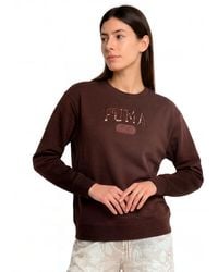 PUMA - Ess Elevated Sequin Sweatshirt - Lyst