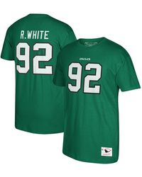 Mitchell & Ness - reggie White Philadelphia Eagles Retired Player Logo Name And Number T-shirt - Lyst