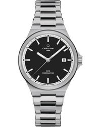 Certina - Swiss Automatic Ds-7 Powermatic 80 Stainless Steel Bracelet Watch 39mm - Lyst
