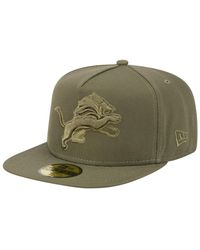 KTZ - Detroit Lions Color Pack A-frame 59fifty Fitted Hat - Lyst